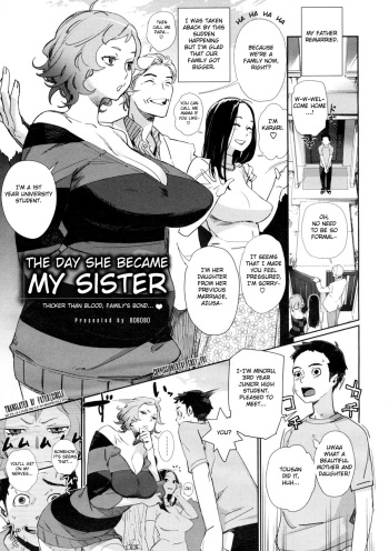 [Bobobo] Kyoudai ni Natta Hi | The Day She Became My Sister (COMIC Megastore 2009-10) [English] [Fated Circle] [Decensored] cover