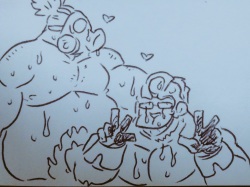 Winston and Roadhog