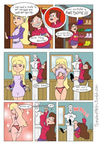 [SealedHelm] Mabel x Pacifica (Gravity Falls) cover