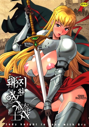 (C89) [Shallot Coco (Yukiyanagi)] Yukiyanagi no Hon 37 Buta to Onnakishi - Lady knight in love with Orc [Korean] cover