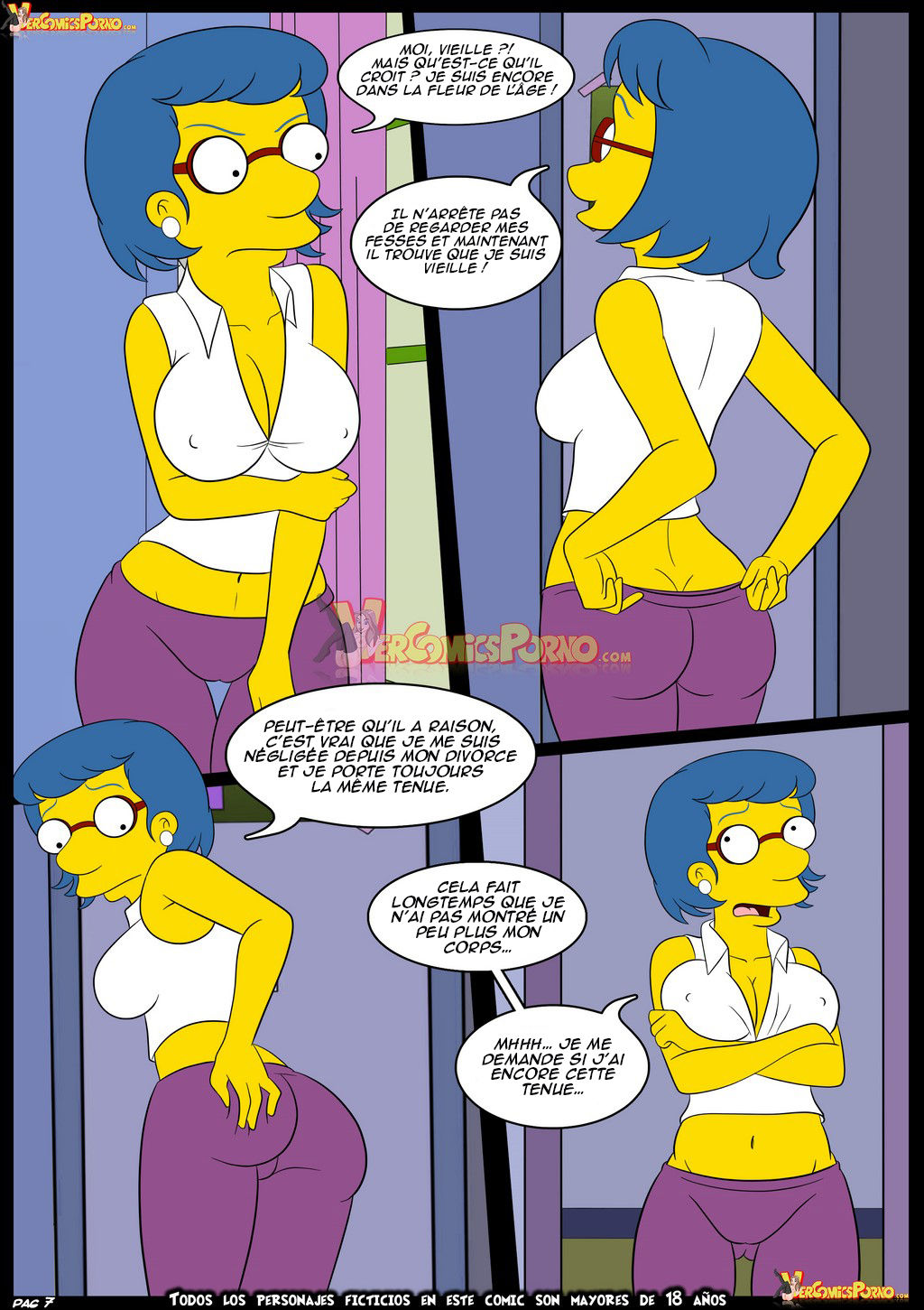 Los Simpsons Viejas Costumbres 6 Aprendiendo con mamà page 8 full