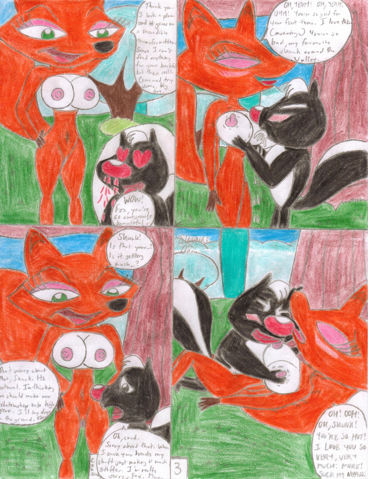 TRANS COMICS Fox's Bigger Problem page 3 full