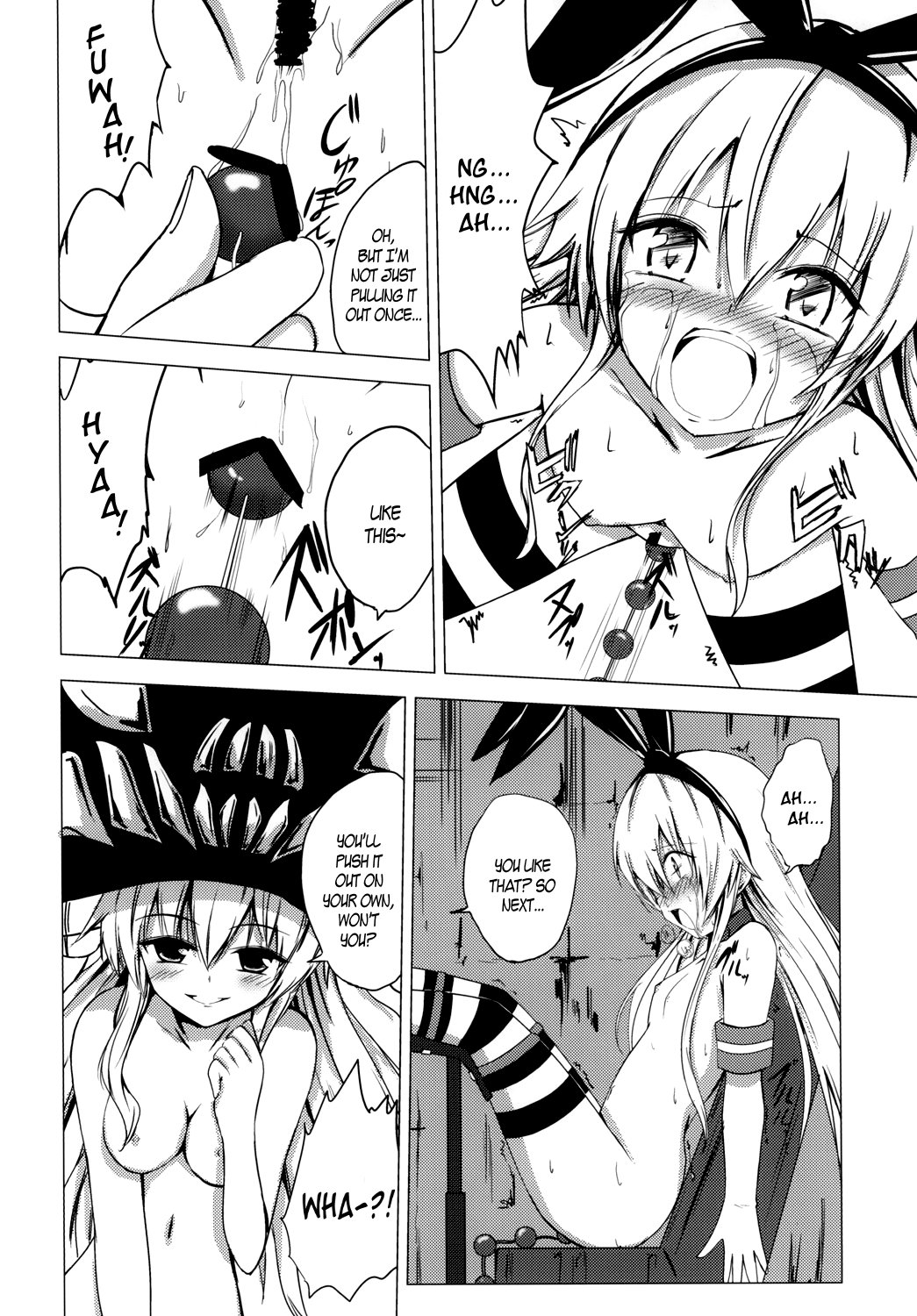 Kuubo Wo-Kyuu-chan no Shimakaze Yuri Dorei Choukyou ~Anal Kaihatsu Hen~ | Standard Carrier Wo-Class Shimakaze's Yuri Slave Training ~Anal Development~ page 11 full