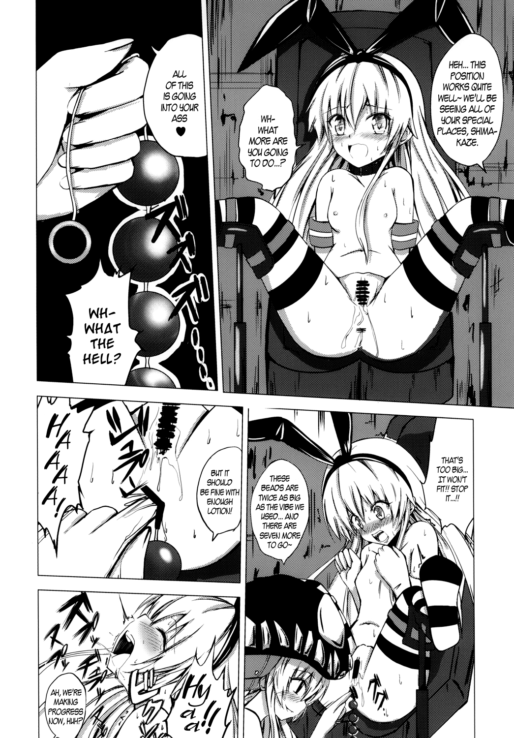 Kuubo Wo-Kyuu-chan no Shimakaze Yuri Dorei Choukyou ~Anal Kaihatsu Hen~ | Standard Carrier Wo-Class Shimakaze's Yuri Slave Training ~Anal Development~ page 9 full