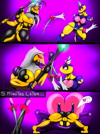 [saesar] Wasp Queen vs Queen Sectonia (Kirby) cover