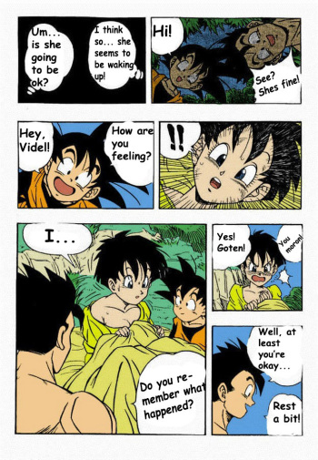 Gohan x Videl English Dubbed *COLOR* cover
