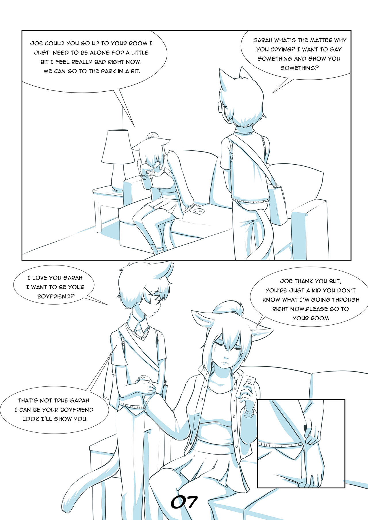 I love my babysitter comic: by anonymous.ch1 and preview ch2 page 8 full