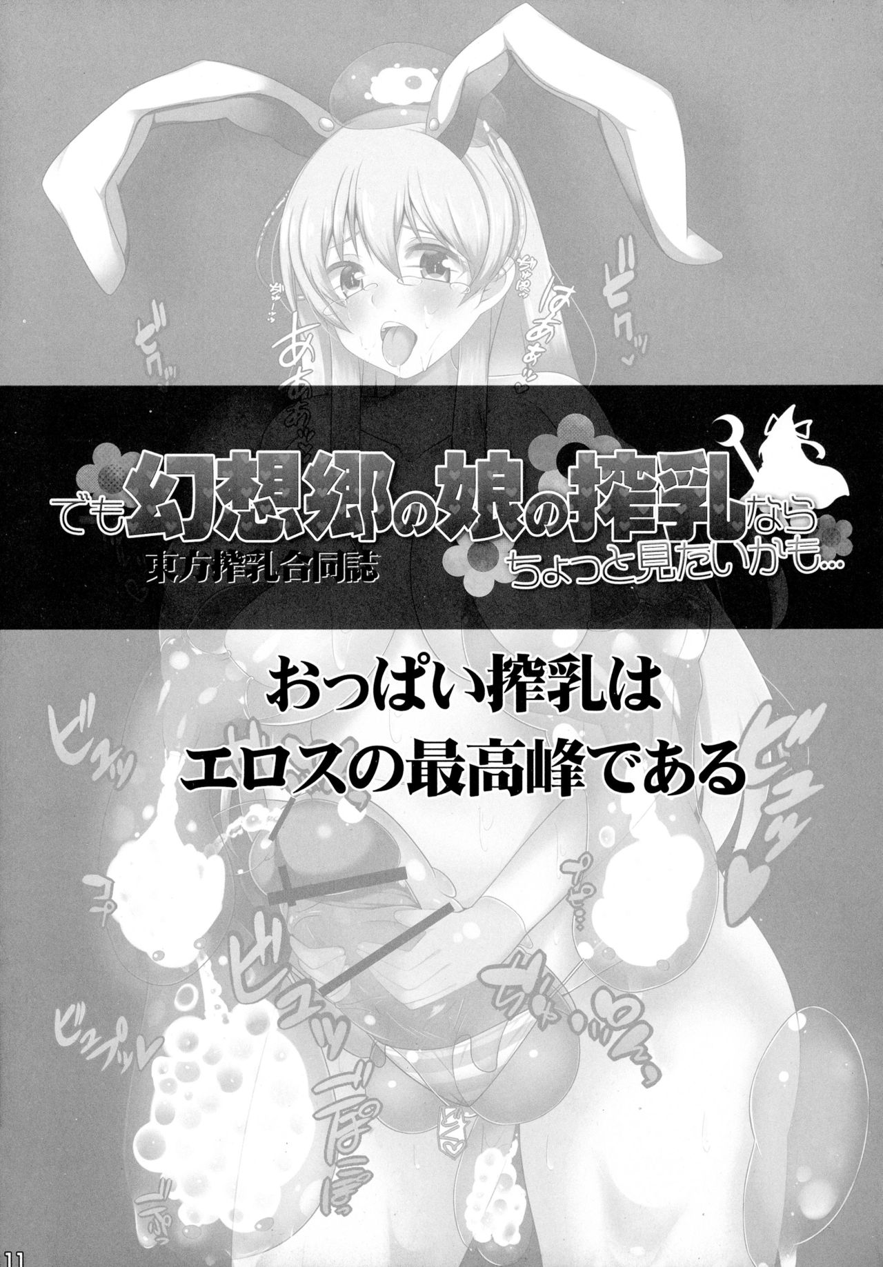 Touhou Sakunyuu Goudoushi Demo Gensoukyou no Musume no Sakunyuu nara Chotto Mitai kamo... page 11 full