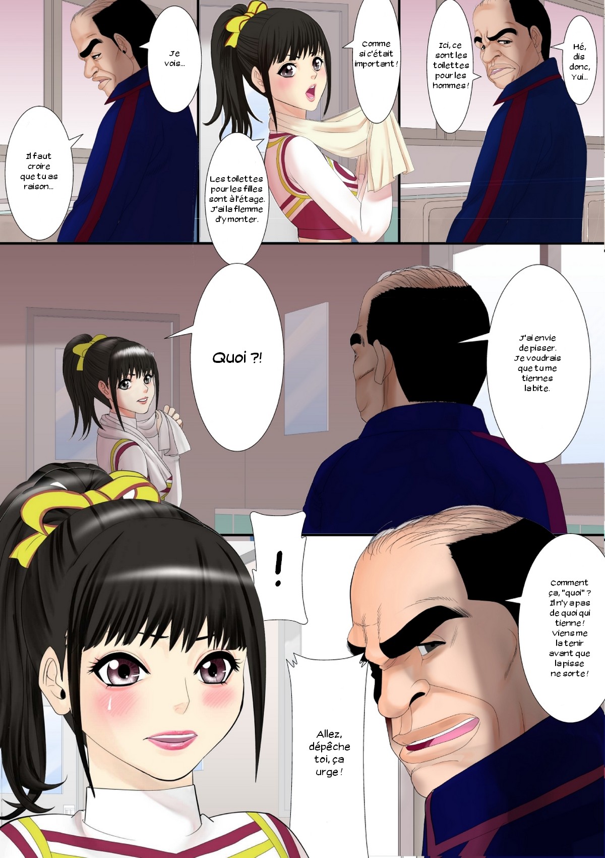 Picchipichi jk Cheergirl o Ossan-tachi no Seidorei ni Suru Houhou page 7 full