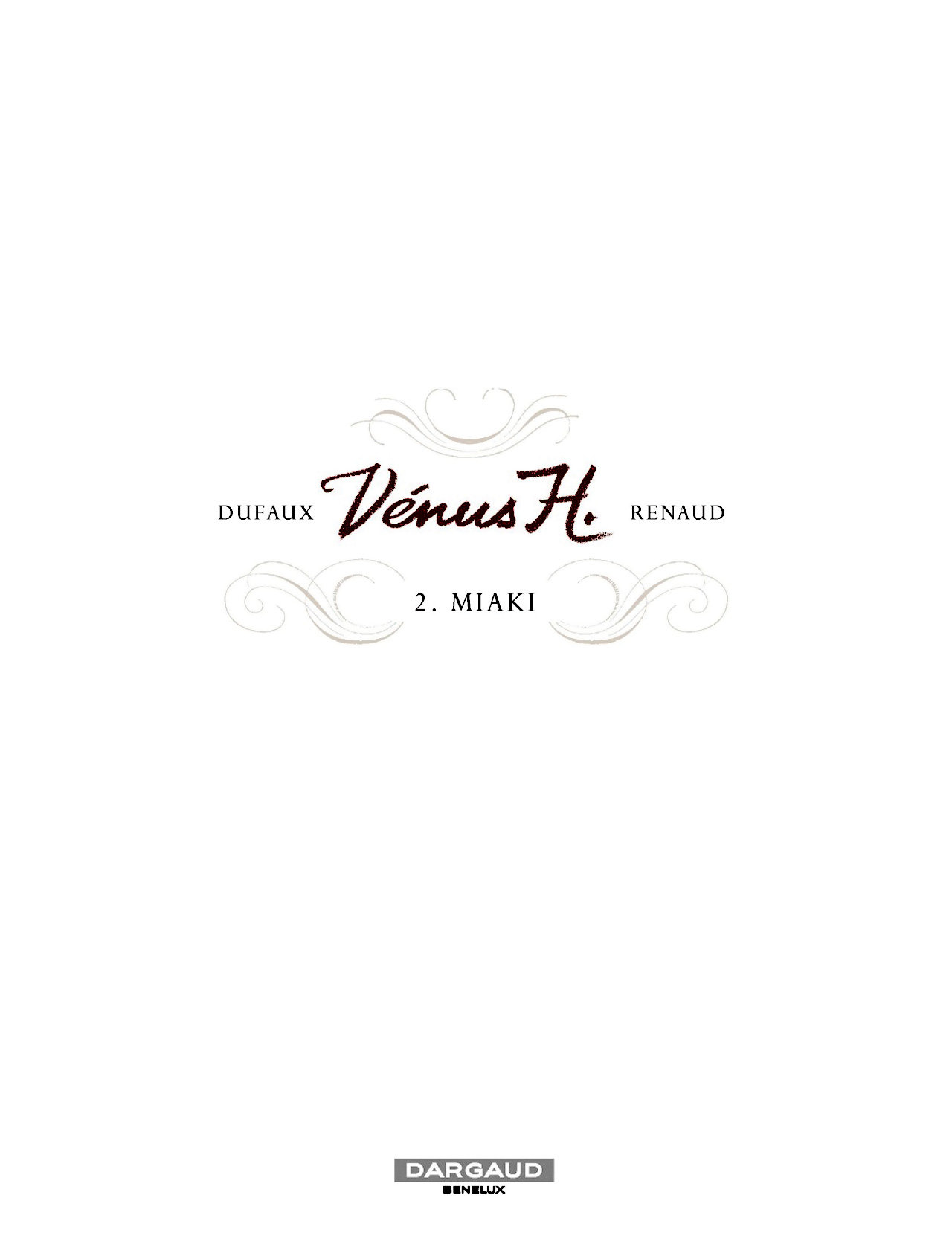 Venus H.  - Volume 2 : Miaki page 2 full