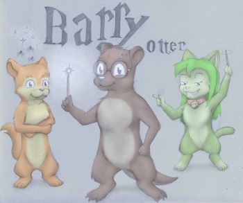 Barry otter (Harry Potter) cover