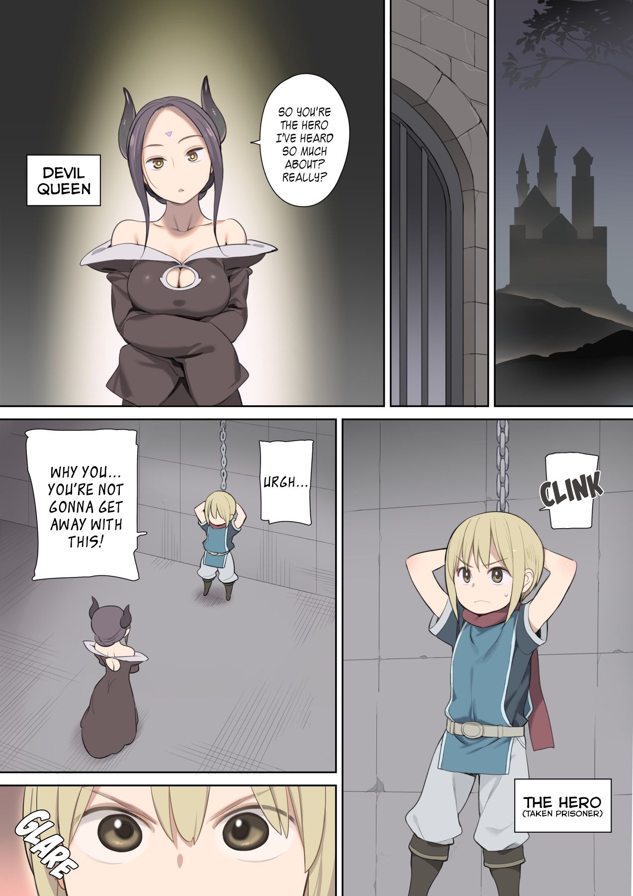 Toraware Yuusha to Maou to Elf | A Hero Taken Prisoner Meets the Demon  Queen and Her Elf - Page 2 - Comic Porn XXX