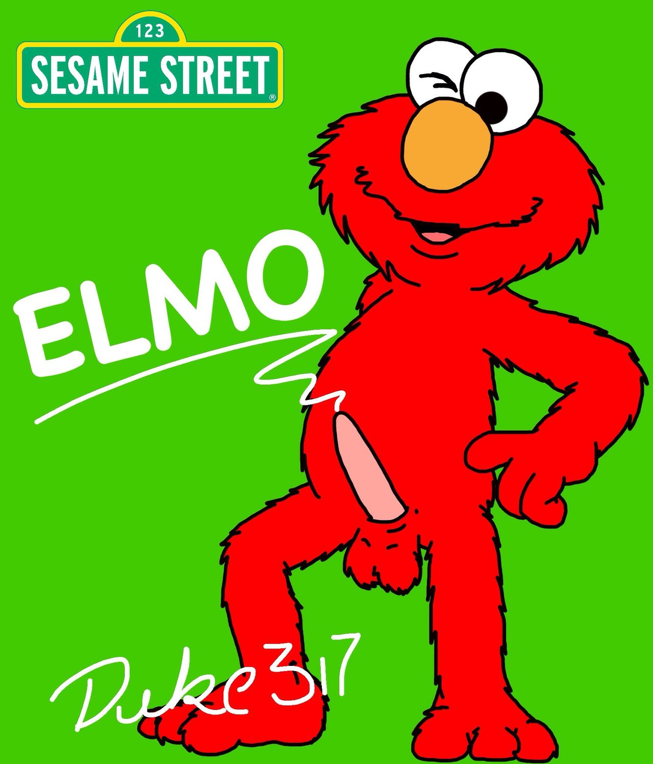 Elmo's adult books & videos