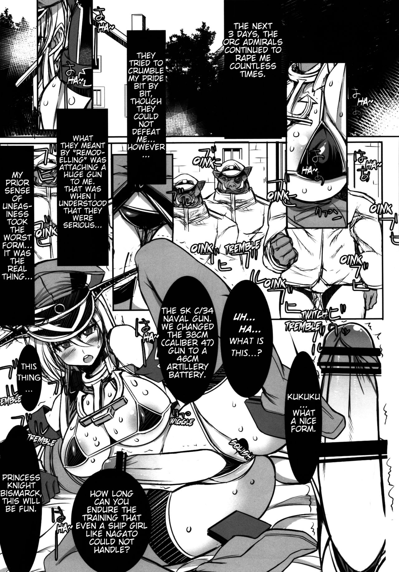 Himekishi Senkan Bismarck Toraware no Himesenkan | The Captured Princess Knight Battleship Bismarck page 11 full