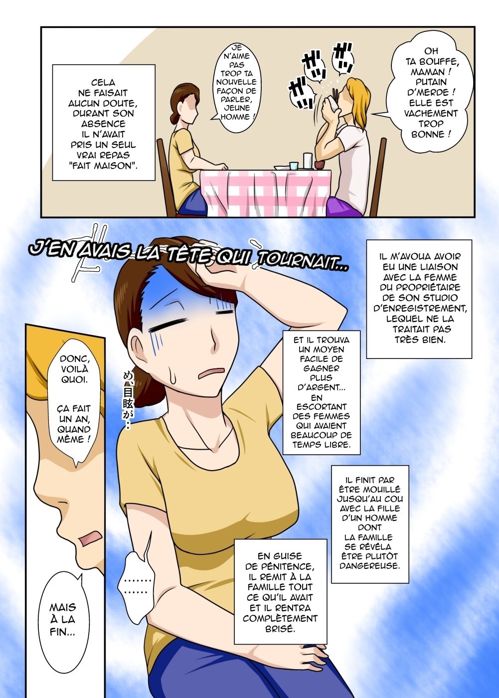 Kaette Kita Musuko ga Kinpatsu Yarichin | Mon fils est devenu un blondinet à salopes page 5 full