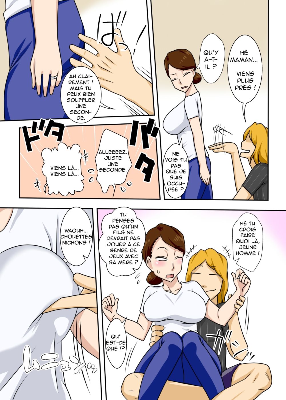 Kaette Kita Musuko ga Kinpatsu Yarichin | Mon fils est devenu un blondinet à salopes page 8 full