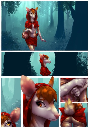 [Celeste] Little Red Riding Deer[Russian][Ongoing][M3skal1n] cover