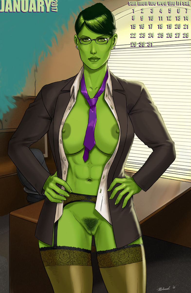 She-Hulk 2017 calendar page 2 full