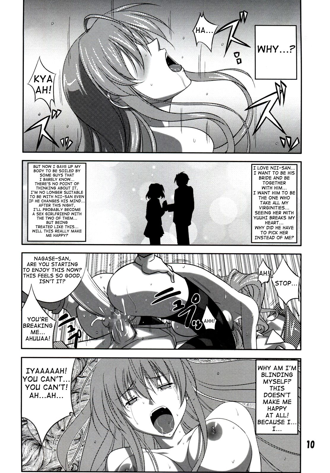 She turned red, and... page 10 full