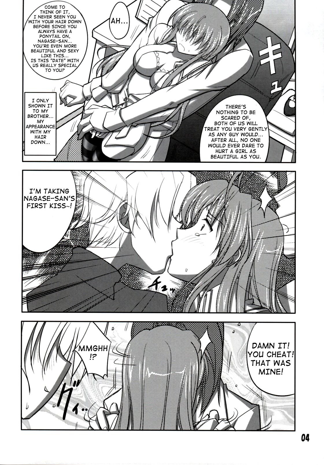 She turned red, and... page 4 full