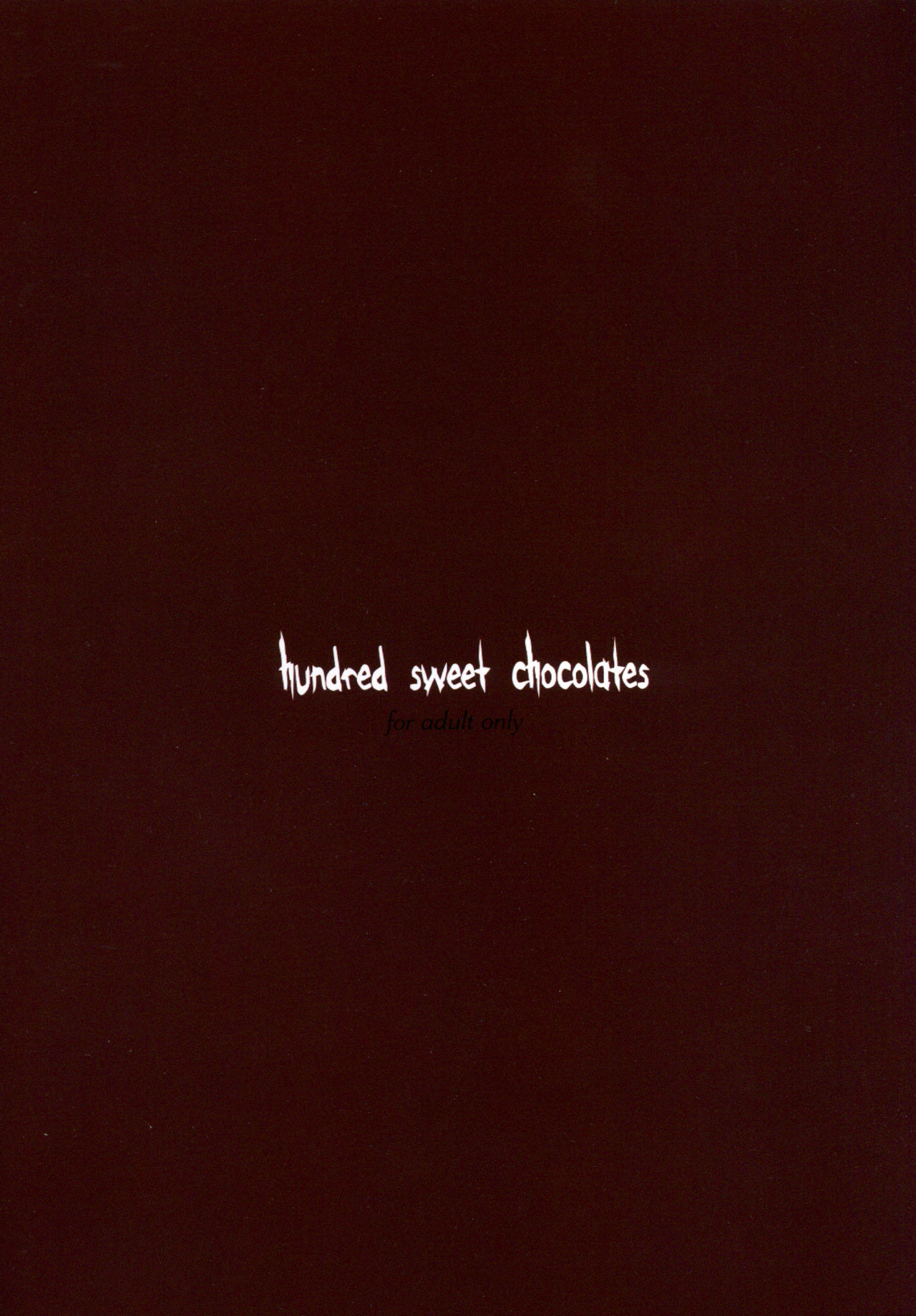hundred sweet chocolates page 12 full