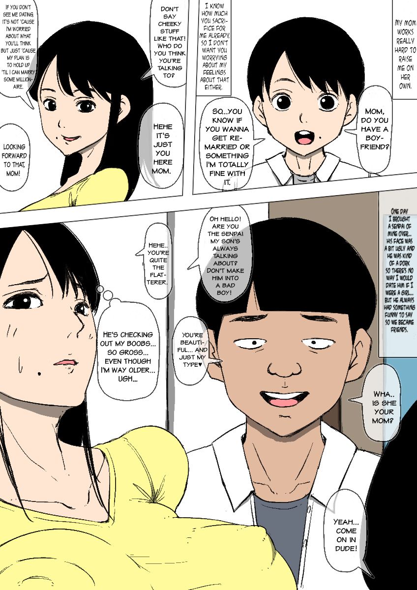 Hahaoya to senpai ga katte ni tsukiatte ita | My Mom And the Upperclassmen Date And They Don't Give a Fuck What I Think page 2 full