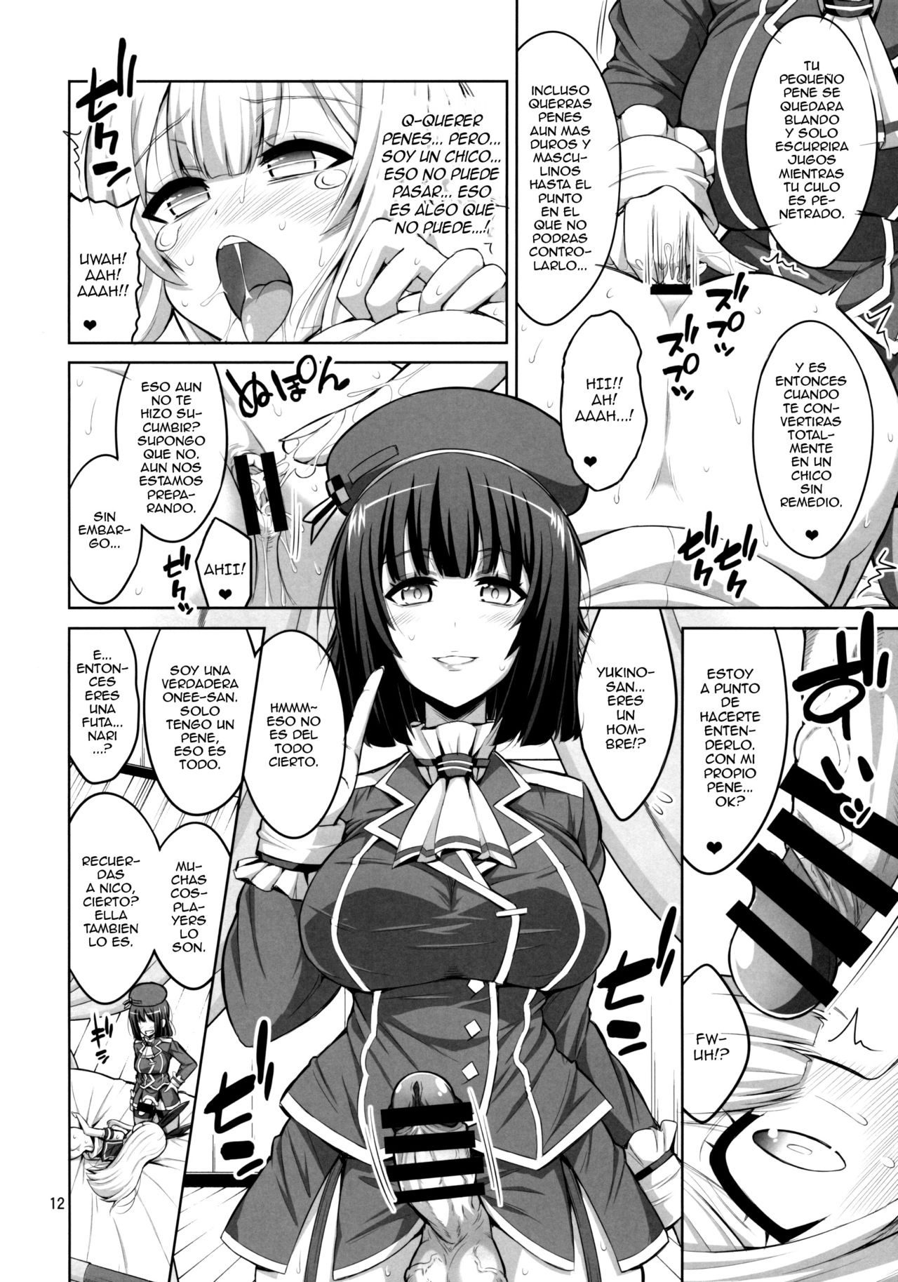 Futanari Onee-san x Otokonoko Cosplayer ♥ Mesu Ochi Choukyou page 11 full