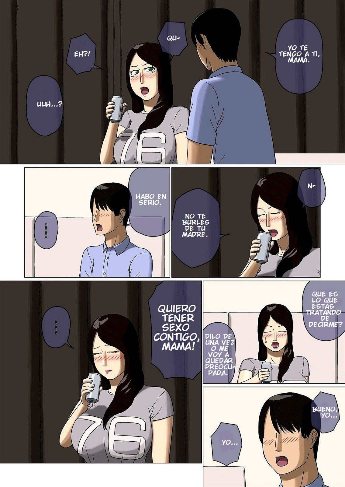 Boshi Soukan Nozokinozokare | Incest between a mother and her son nozokinozokare page 6 full