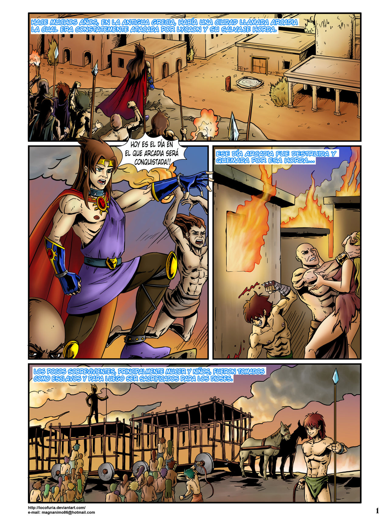 Lycaon, El Dios Lobo 1 page 2 full