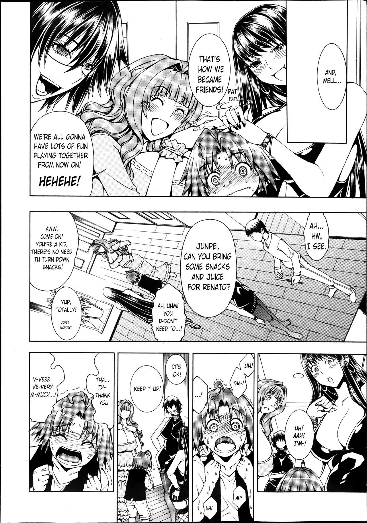 Shounen to Sannin no Kuso Bitch | My Life with those Sluts as a Meat Dildo Nngh! page 12 full