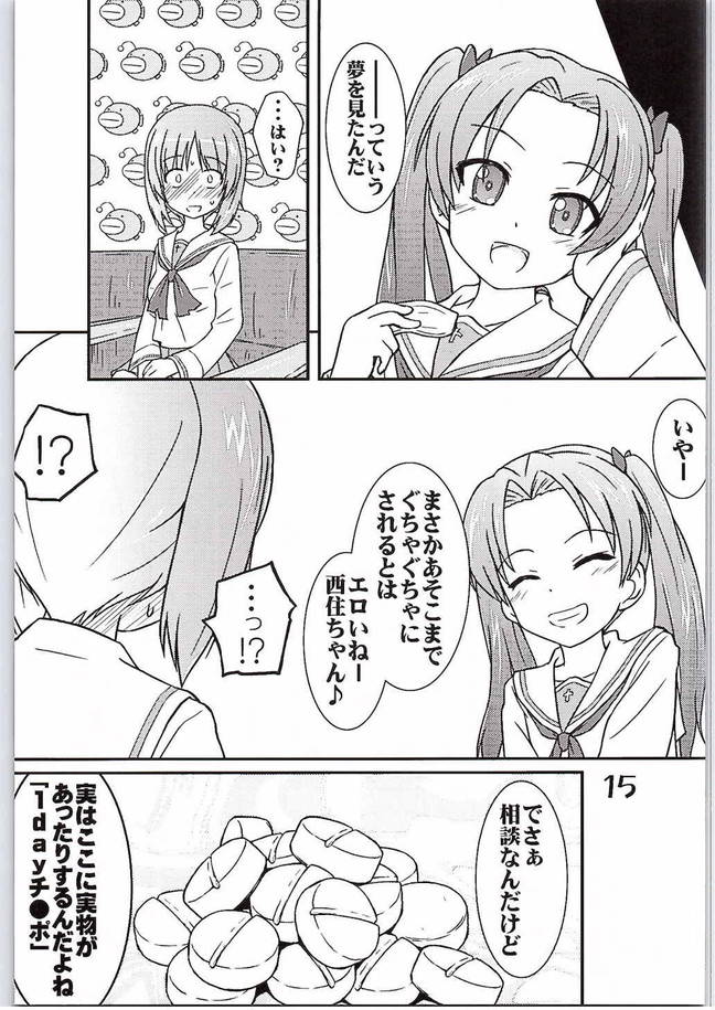 Nishizumi-chan ni Chinchin o Tsukkomareru Yume o Mitanda page 12 full