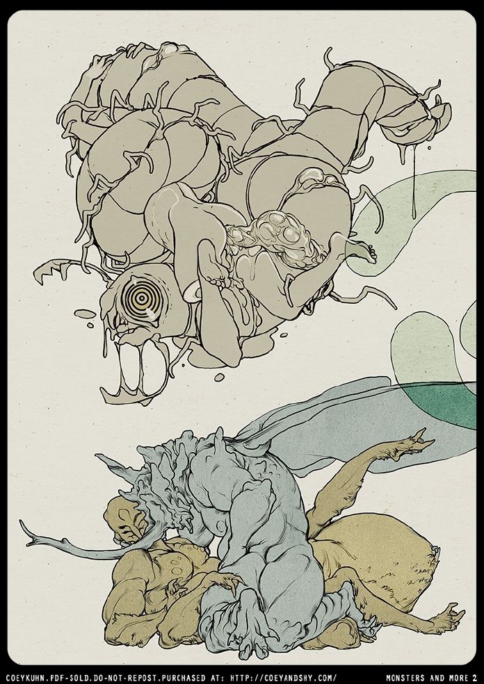 Monsters & More: An 18+ Sketchbook by Coey Kuhn VOLUME 2 page 11 full
