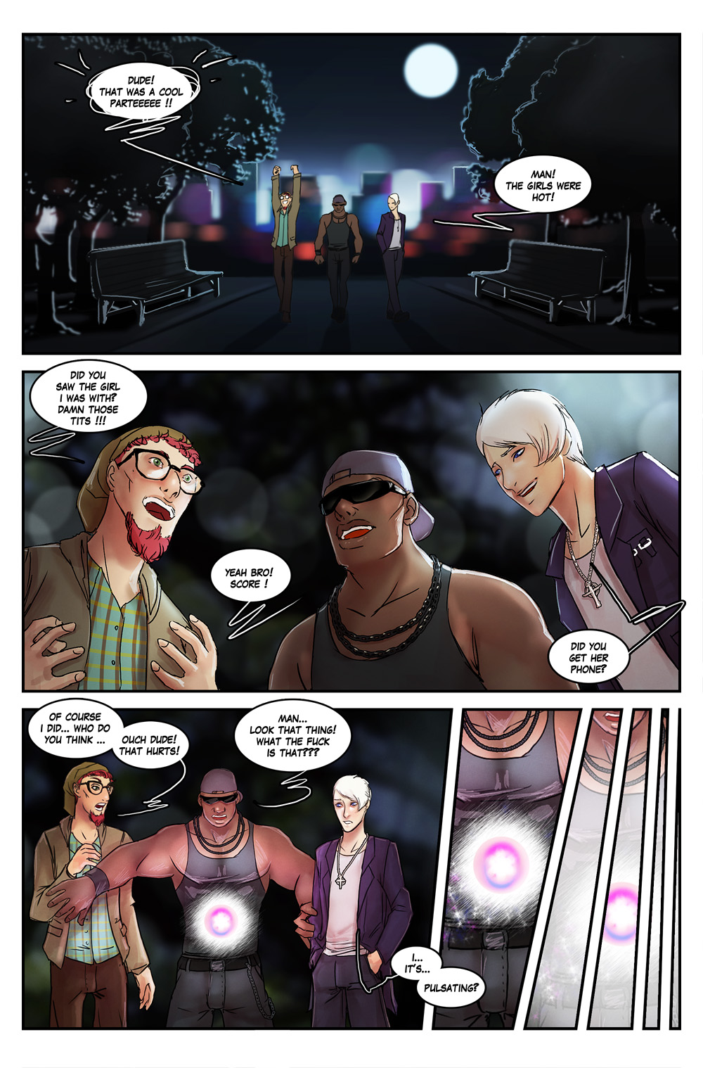 The Zone of Absolute Transformation: Happy Three Friends page 2 full