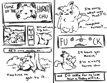 [Zestibone] Curse of the Horny Chu (Pokemon) cover