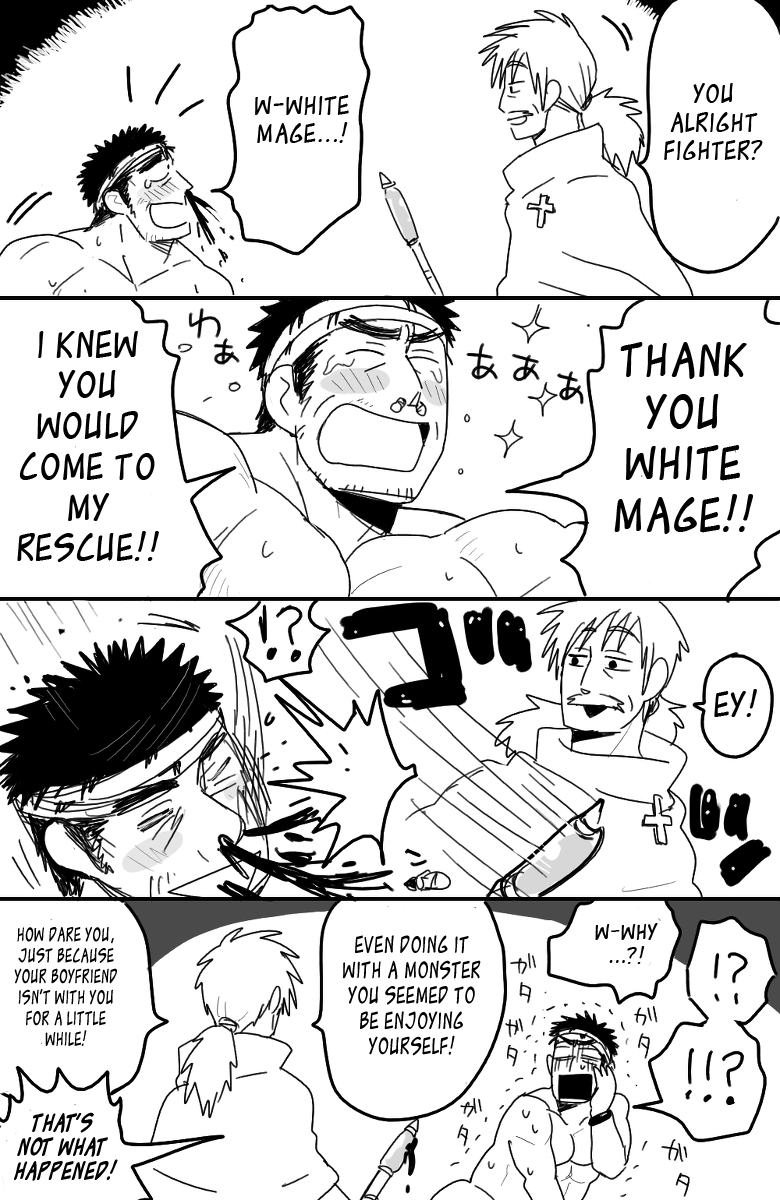 Fighter x Shiro Majutsu | Fighter x White Mage page 8 full