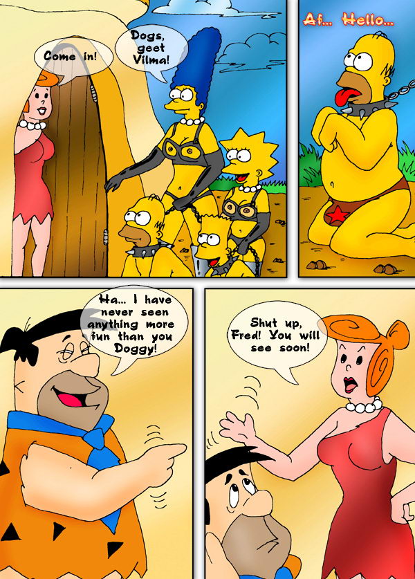 The Simpsons meets The Flintstones page 9 full