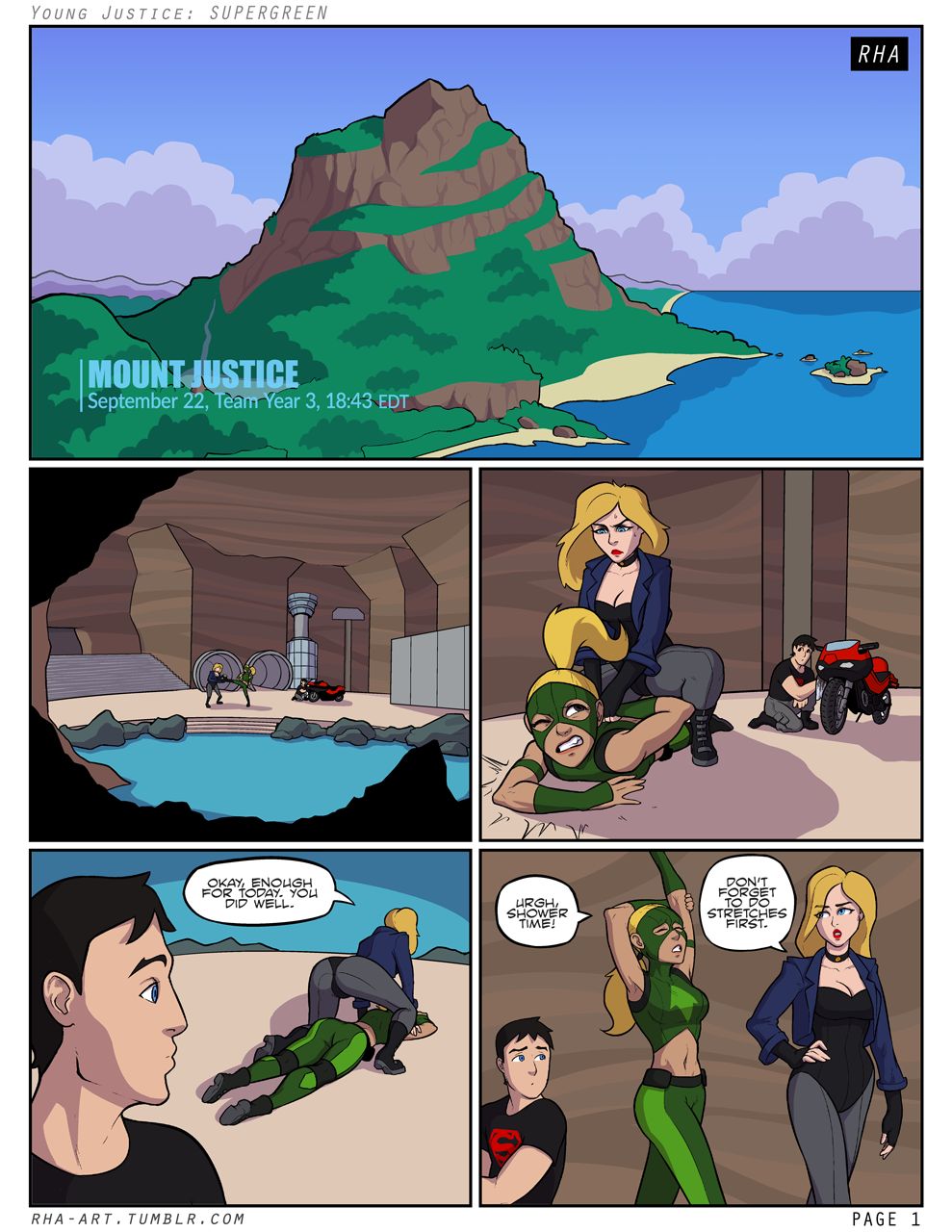 Young Justice: Supergreen page 2 full