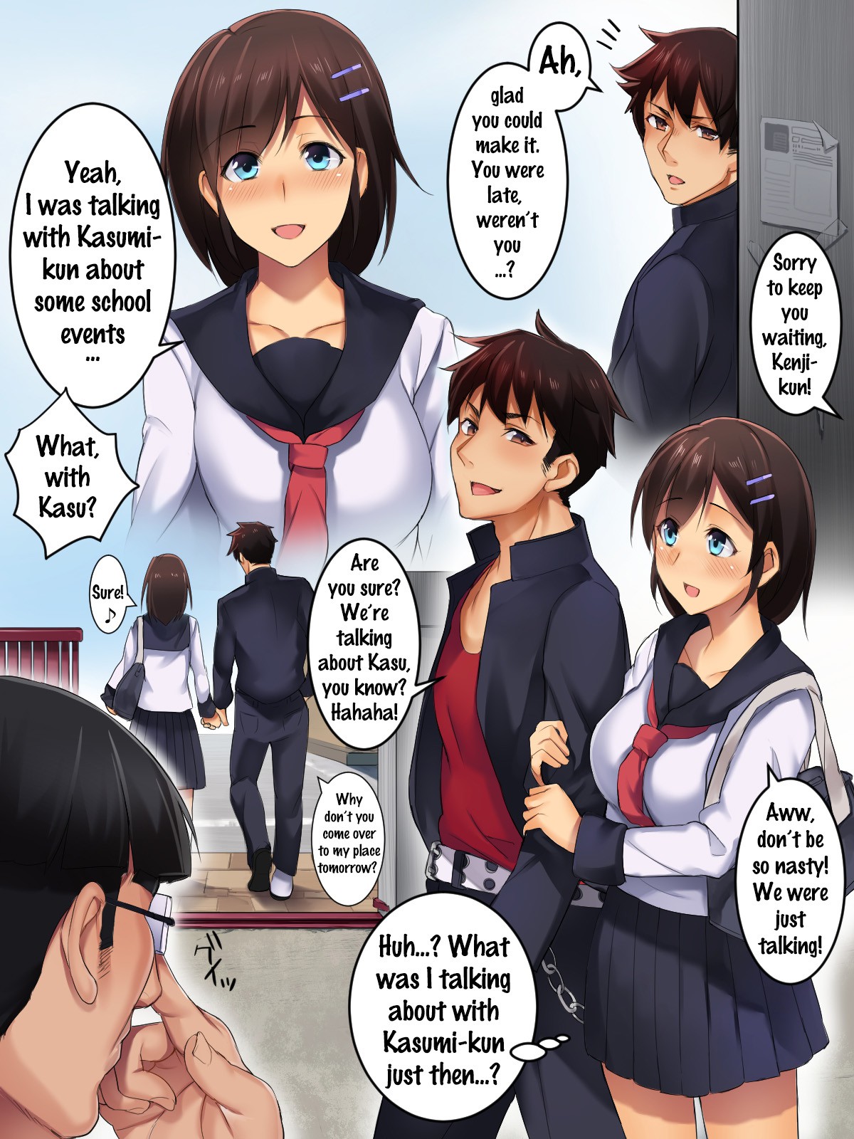 Kareshi Mochi no Kenage na Anoko o Ikasete Goudatsu! Netori Play page 12 full