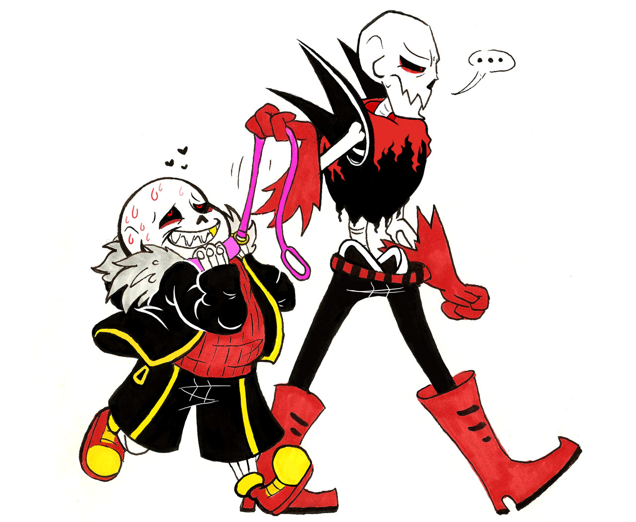 Underfell fontcest Sans x Papyrus comic - Page 1 - Comic Porn XXX