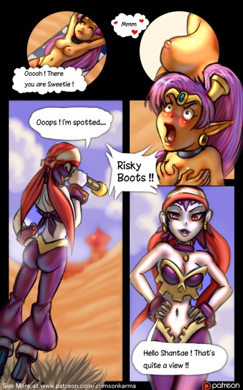 [Crimson Karma] Risky's Curse (Shantae) cover