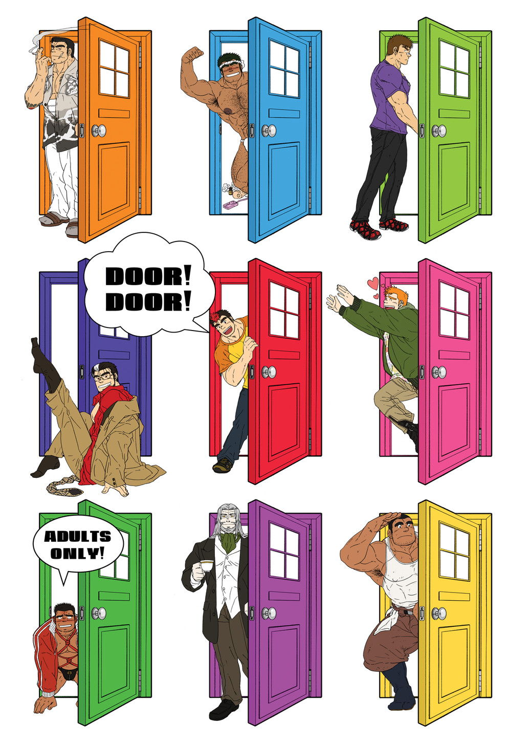 DOOR! DOOR! Masion de M Settei Shiryoushuu page 1 full