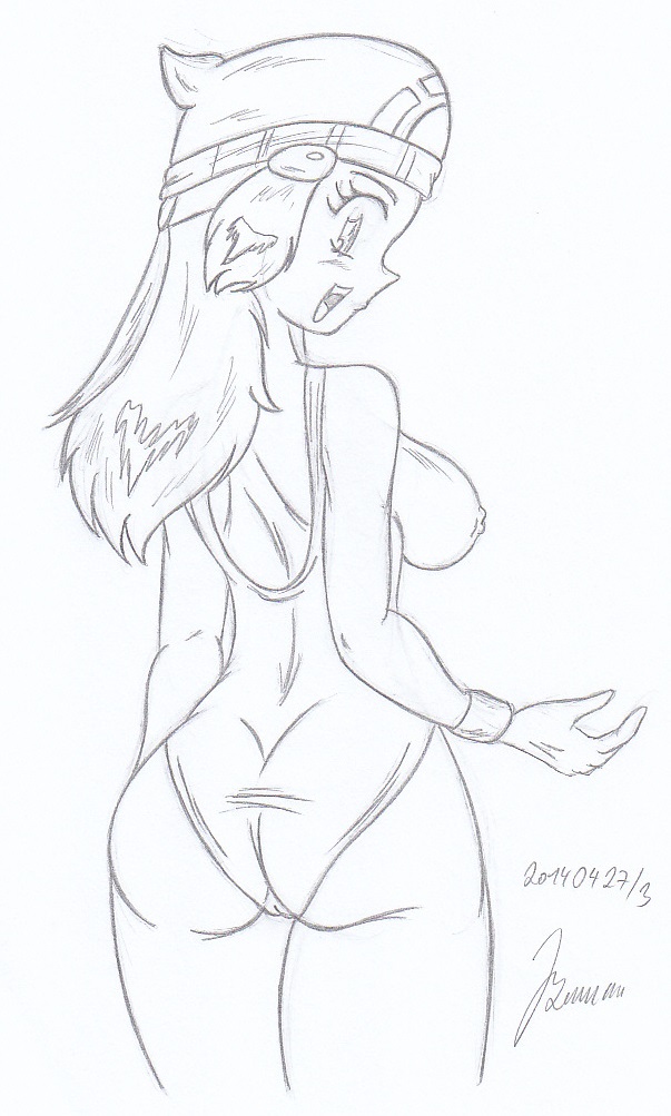 Dawn _ My miny_pokemon Sketches work_4 page 8 full