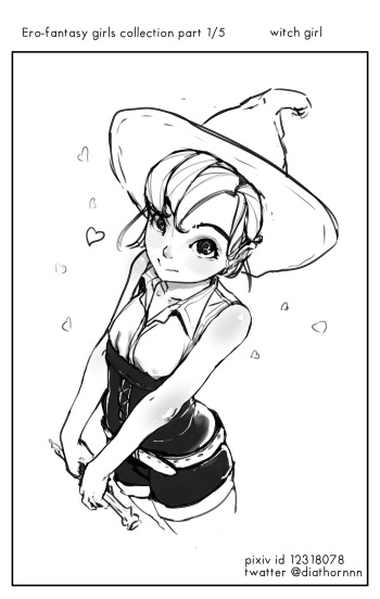 [Diathorn] Ero-fantasy girls cover
