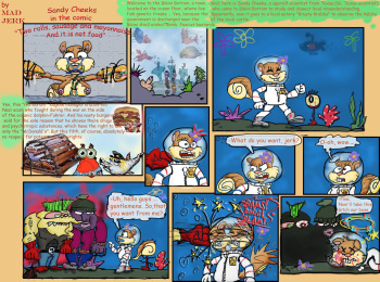 Sandy Cheeks fucked Plankton (Spongebob Squarepants) cover