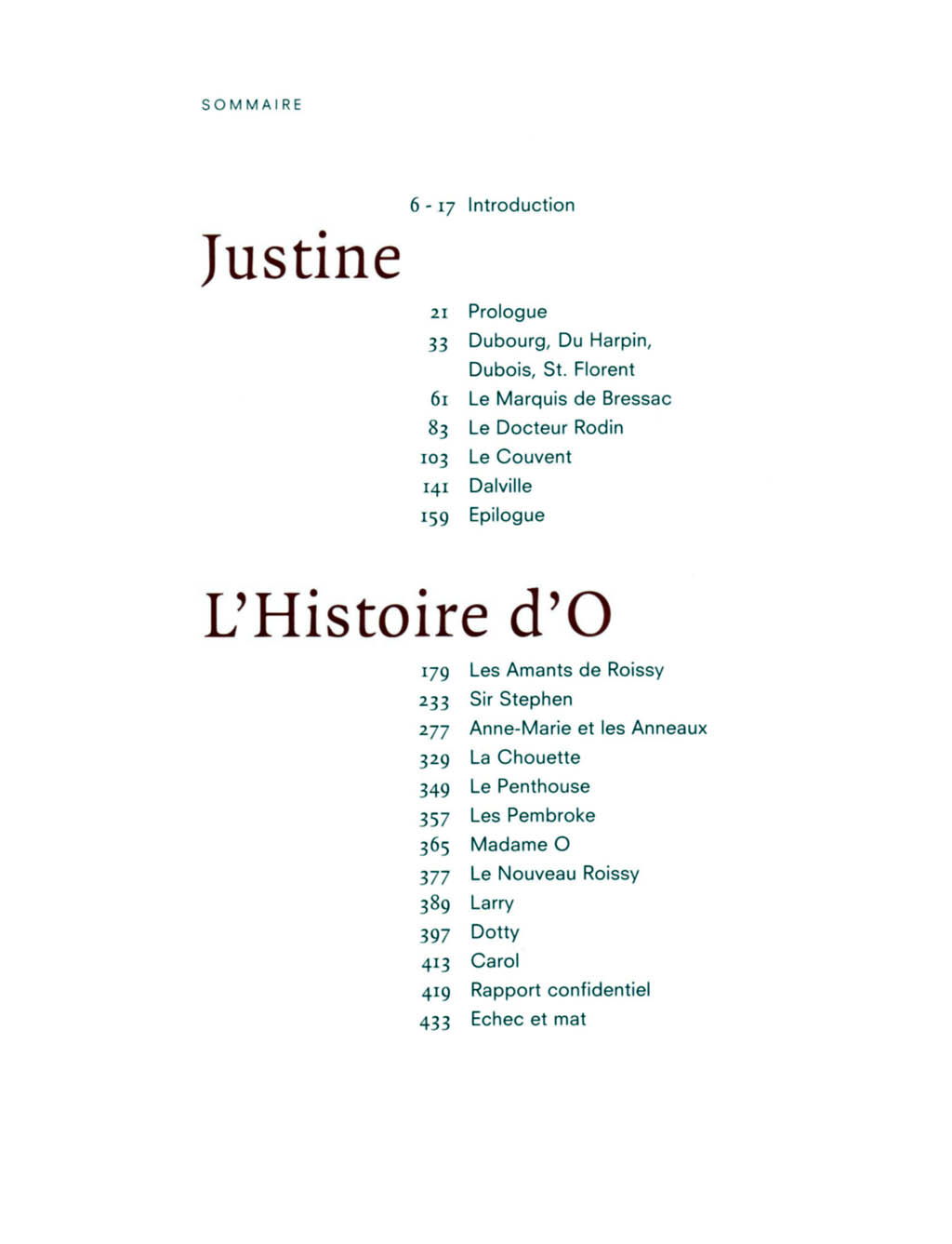 Justine & Histoire D'O - Integrale page 6 full