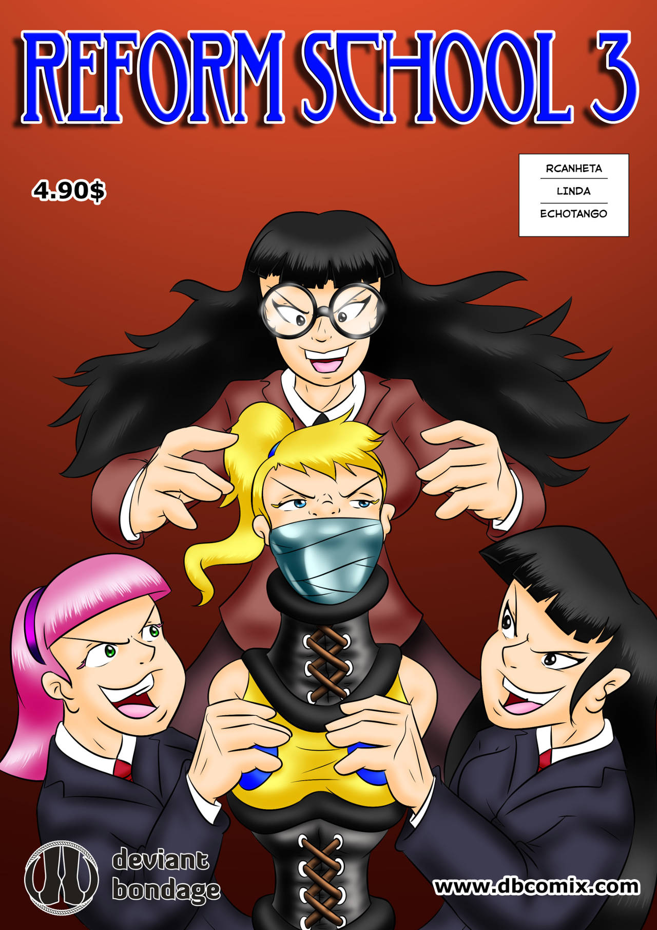 Girl Bondage Peril DBComix Official page 6 full