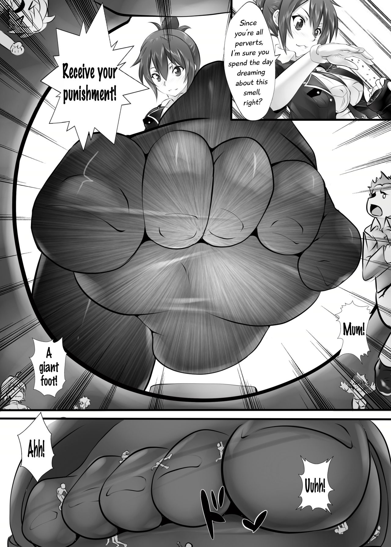 Kyodai Musume Tetsudou Kouantai - Rail Giantess! page 6 full