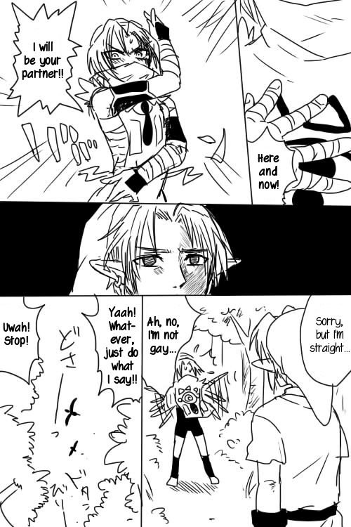 Link to Zelda ga Jun Ai Ecchi suru Manga | Link and Zelda Having a Pure-Love Sex Manga page 5 full