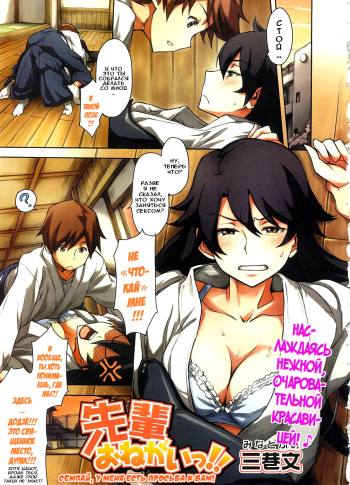 [Minato Fumi] Senpai Onegai!! | Семпай, у меня есть просьба к вам! (COMIC Megastore 2008-10) [Russian] [Илион] cover