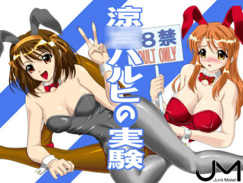 [Junk Market (Hinori)] Suzumiya Haruhi no Jikken (The Melancholy of Haruhi Suzumiya) [Digital] cover